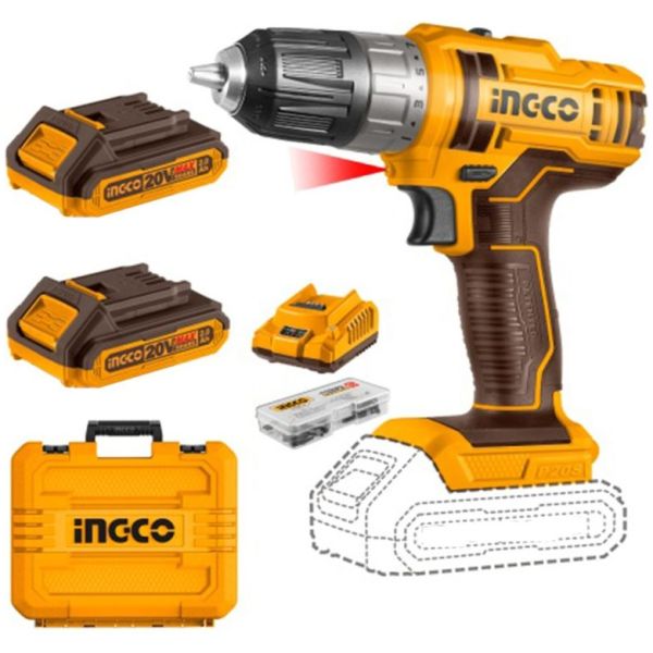 Taladro Inalámbrico De Iones De Litio 20v Ing