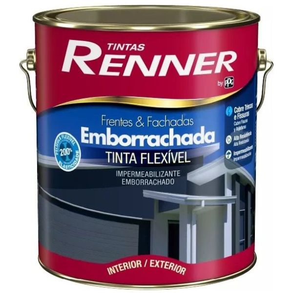 Pintura Impermeabilizante Renner Frentes Y Fachada 4kg