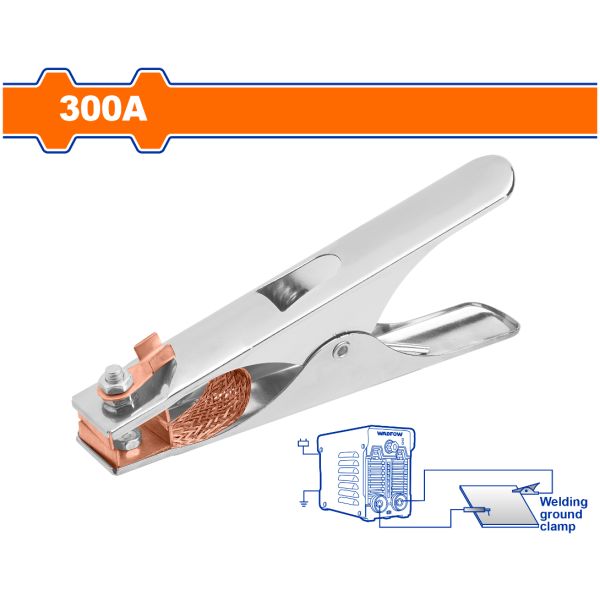 Pinza De Tierra Para Soldadora 300a 170mm Wadfow Weh9a03 Ff - Imagen 2