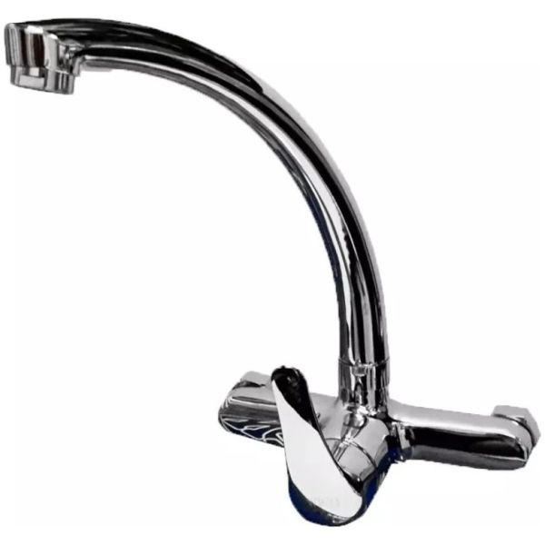 Monocomando Pared Pico Alto Cocina 15cm-ferreteria Chaplin