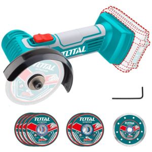 Mini Amoladora Inalámbrica Total 20v - 3'' 76mm, A Batería