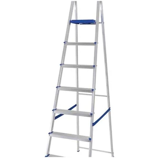 Escalera De Aluminio 7 Escalones Mor 5105-ferreteria Chaplin