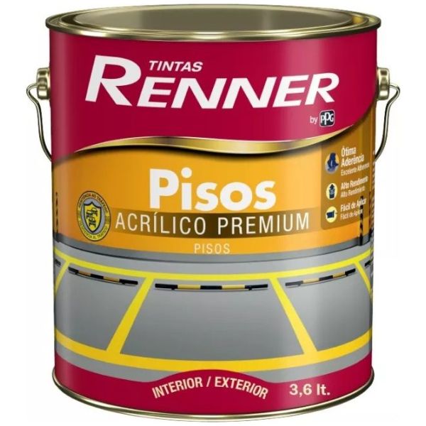 Pintura Para Pisos Alto Transito Renner Interior - Ext 900ml