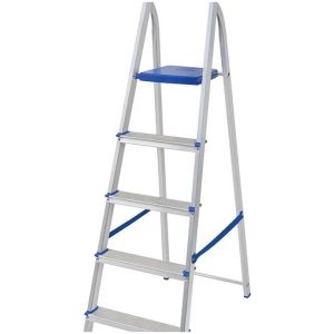 Escalera Aluminio 5 Escalones Mor 5103 - Ferreteria Chaplin