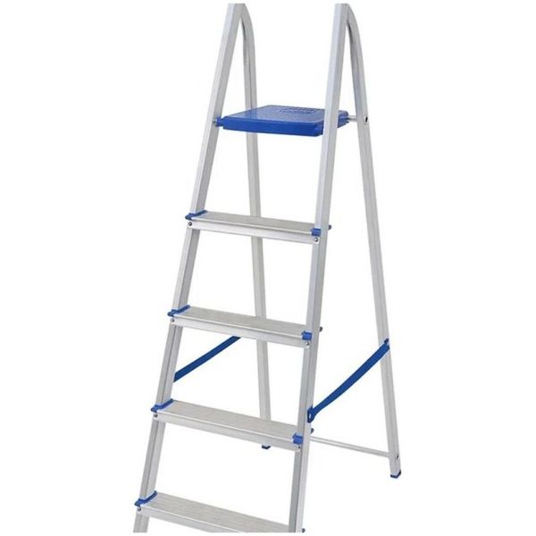 Escalera Aluminio 5 Escalones Mor 5103 - Ferreteria Chaplin