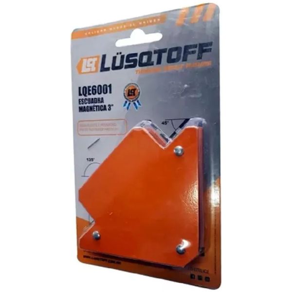 Escuadra Magnética Soldar Carpintero 3 25lb Lusqtoff - Imagen 2