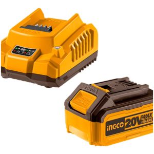 Set X1 Bateria 20v 4amp + 1 Cargador Ingco Fbcpk1214