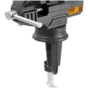 Morsa De Banco Mesa 60mm Ingco Hbv082 Giratoria Joyero