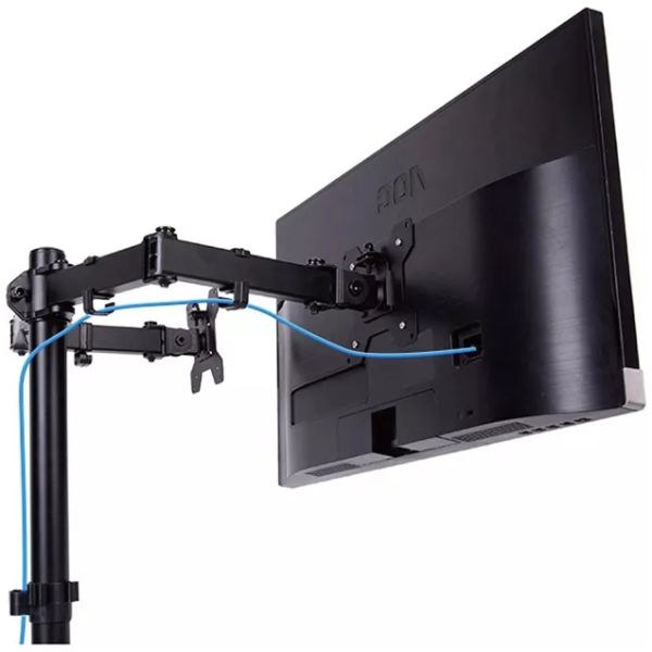 Soporte Doble De Escritorio Monitor Led Stenxdm321427 Enxuta - Imagen 2
