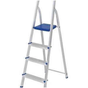 Escalera De Aluminio 4 Escalones Mor5102-ferreteria Chaplin