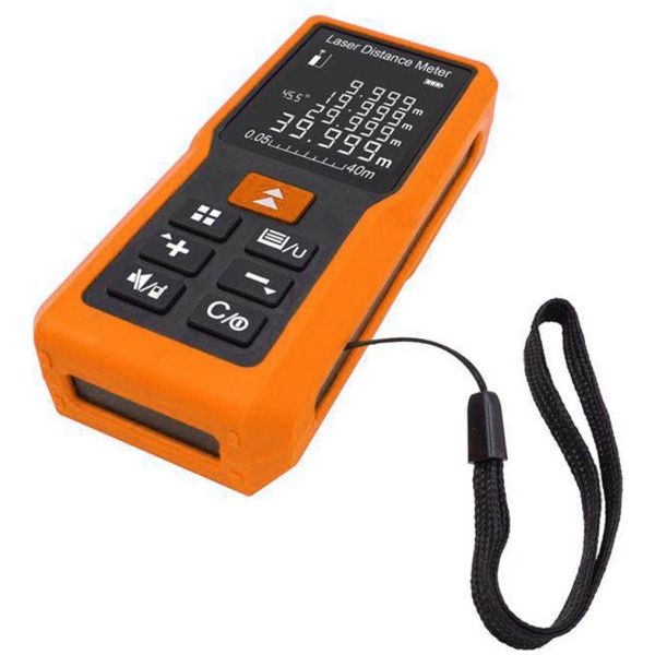 Medidor De Distancias Laser Digital 40m Memoria Lusqtoff - Imagen 2