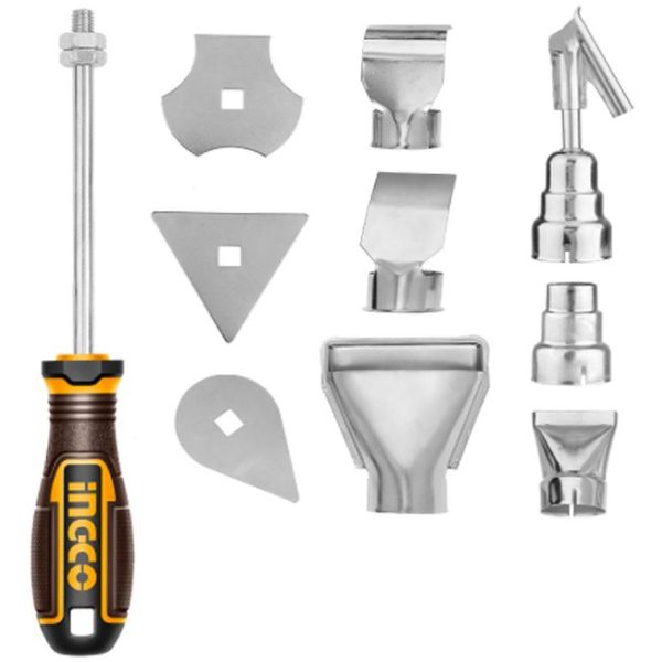 Set X 10 Accesorios Para Pistola De Calor Ingco Hga0131