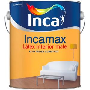 Pintura Para Interiores Incamax Blanco 4 Litros