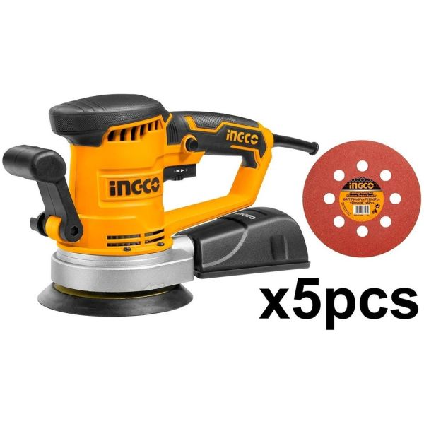 Lijadora Roto Orbital 450w Mod Nuevo Ingco Rs4508 - Imagen 3