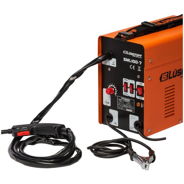 Soldadora Mig Lusqtoff Flux 90 Amp Sml100-7 Rollo Flux Color