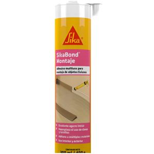 Adhesivo Blanco Sikabond Montaje 300 Cc