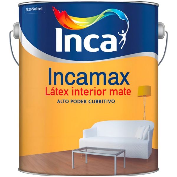 Inca Incamax Latex Interior Mate Pintura Blanca 20l