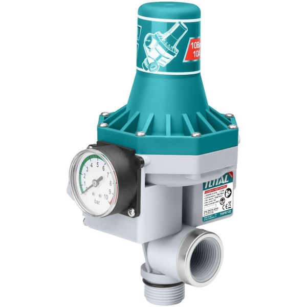 Bomba De Agua Centrífuga Total 0.5hp 370w + Controlador Auto - Imagen 3
