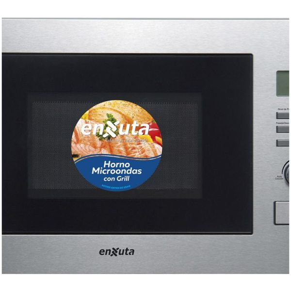 Microondas Empotrar 25 Litros Digital Inox Grill Enxuta