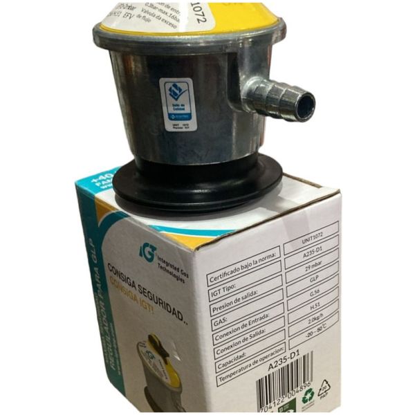 Valvula Garrafa Igt Unit 1072 Aprobada - Ferreteria Chaplin