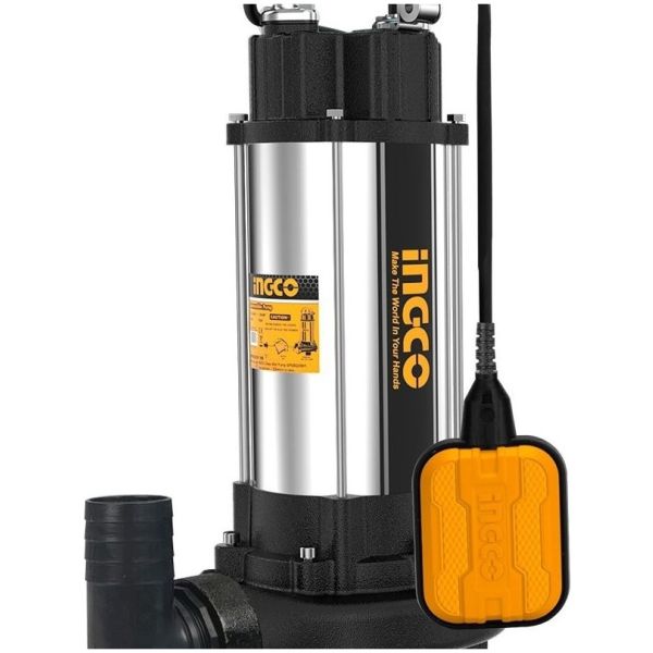 Bomba Pozo Negro Con Triturador 1500w 2hp Ingco Spdb15008