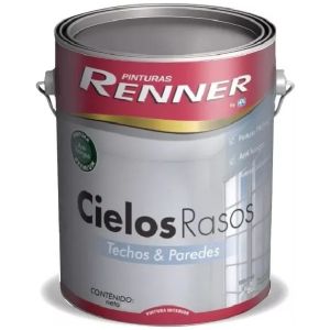 Pintura Latex Cielo Rasos Renner Techos Y Paredes 0,9lt