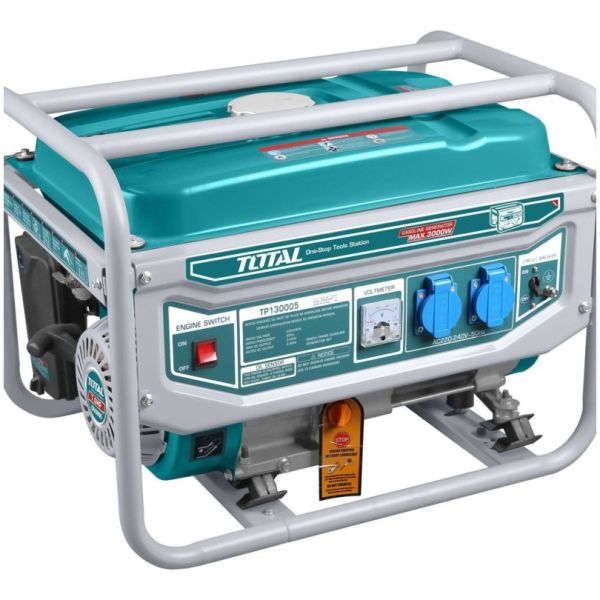 Generador A Nafta Total 3000w - Motor 4 Tiempos, Tanque 15 L