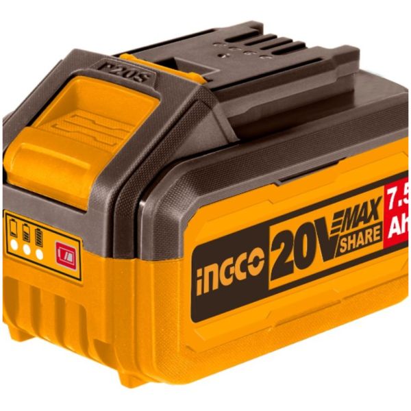 Bateria Litio 7.5 Ah 20 Volt Ingco Fbli2075