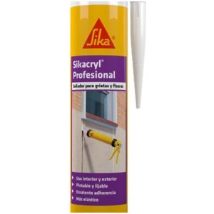 Sellador Sikacryl Profesional Grietas Cartucho X 280ml Sika