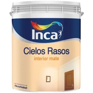 Pintura Cielos Rasos Std Antihongos Inca 4 Lt