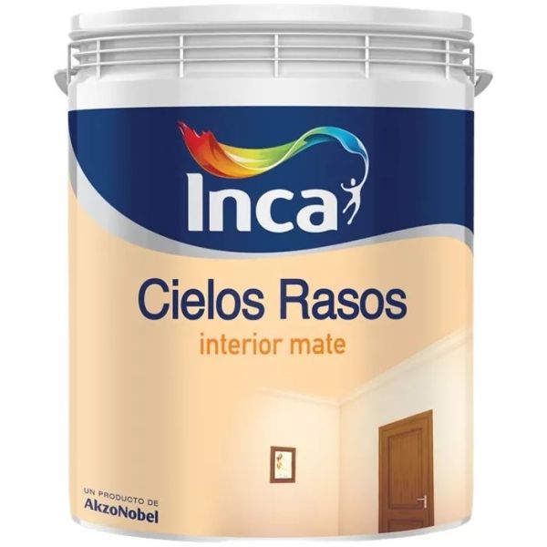 Pintura Cielos Rasos Std Antihongos Inca 4 Lt