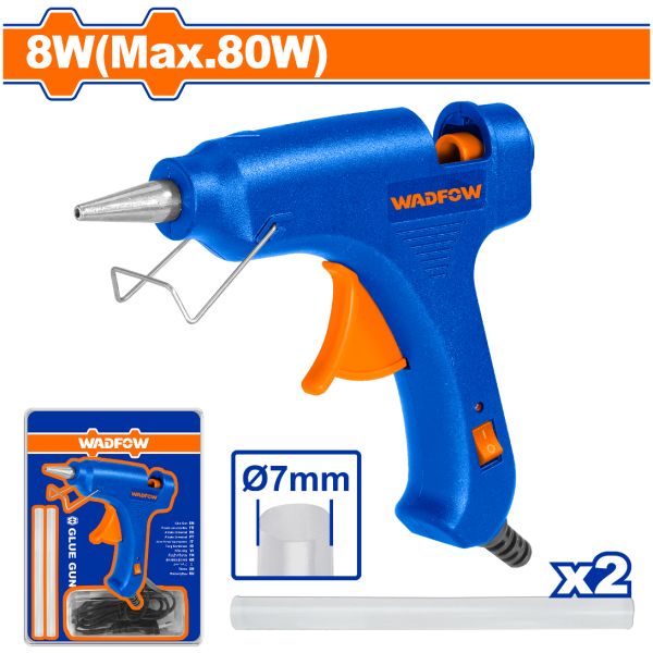 Pistola Aplicar Silicona 80w 7mm Wgl1603 Wadfow - Imagen 2