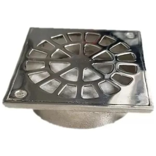 Rejilla Baño Bronce Cromada 10 X 10 - Ferreteria Chaplin