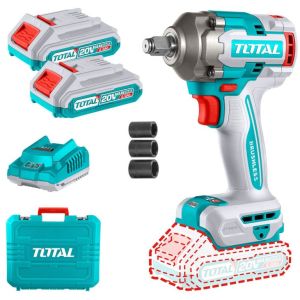 Llave Impacto Total 20v 1/2'' 400nm Sin Carbones, 2 Baterías