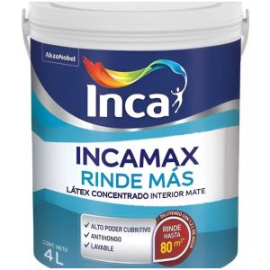 Incamax Rinde Más Látex Interior Lavable Concentrado 10 Lts