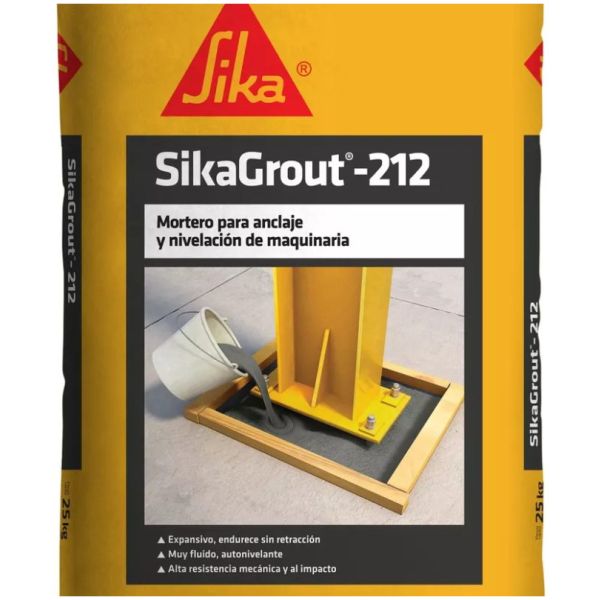 Sika Grout 212 Mortero Expansivo Autonivelante Para Anclajes