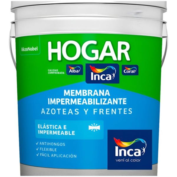 Membrana Liquida Inca Hogar Azoteas Y Frentes 20kg