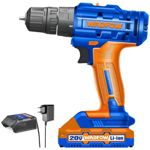 Taladro Atornillador A Batería 20v P20s Wadfow Wcdp511