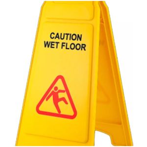 Cartel Advertencia Piso Mojado Wadfow Wyj4a60 P G