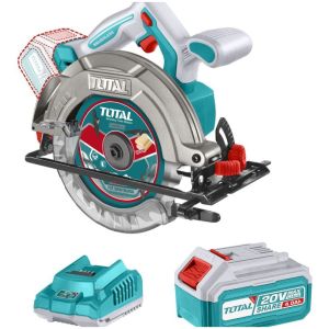 Sierra Circular Total 20v 6.1/2 165mm S/carbones Con Batería