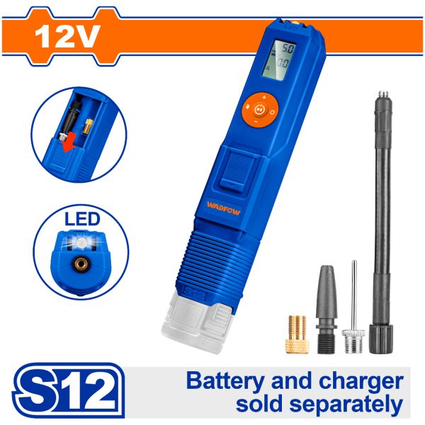 Mini Compresor Inflador De Aire 12v S12 Wadfow Wln1512 - Tyt - Imagen 2