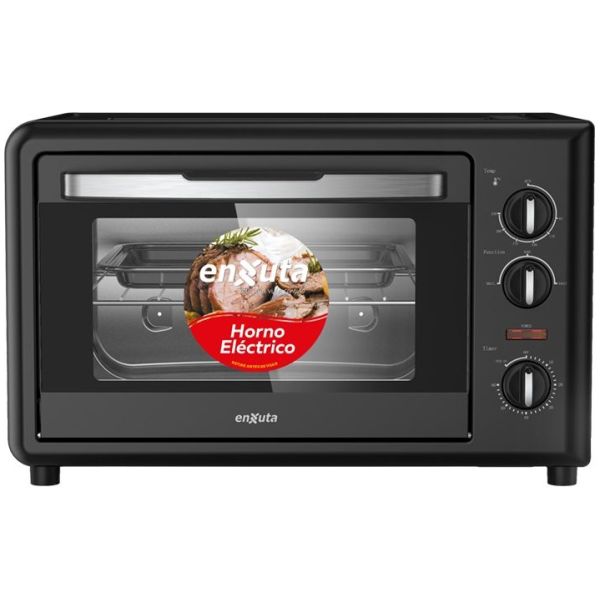 Horno Eléctrico Enxuta 32 Litros Negro 1500w