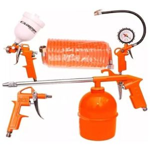 Juego Compresor Lüsqtoff Para Pintar - Kit 5 Piezas Color Ne