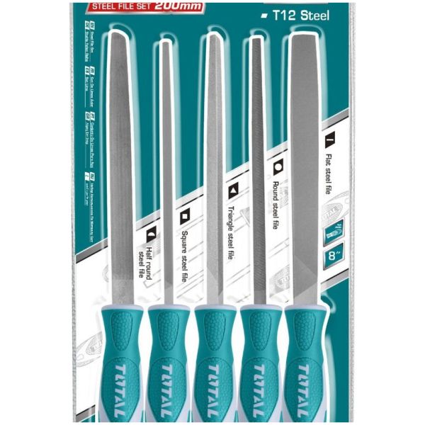 Set De 5 Limas Para Acero Total - Línea Industrial