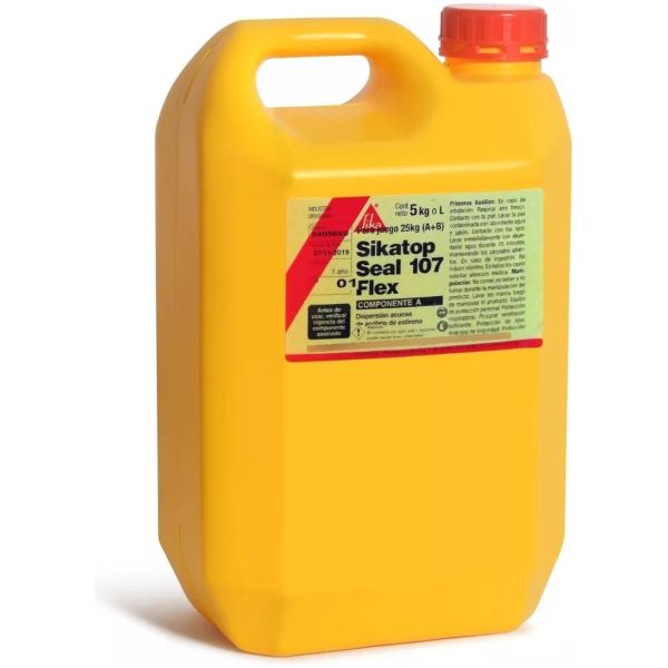 Sikatop Seal 107 Flex Revestimiento Impermeable Flexible25kg - Imagen 3