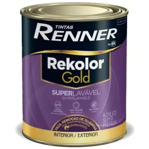 Pintura Int Rekolor Gold Premium Super Lavable Renner 800 Ml