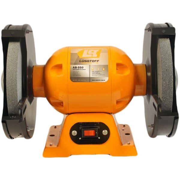 Amoladora De Banco 550w Lusqtoff Color Naranja - Imagen 2
