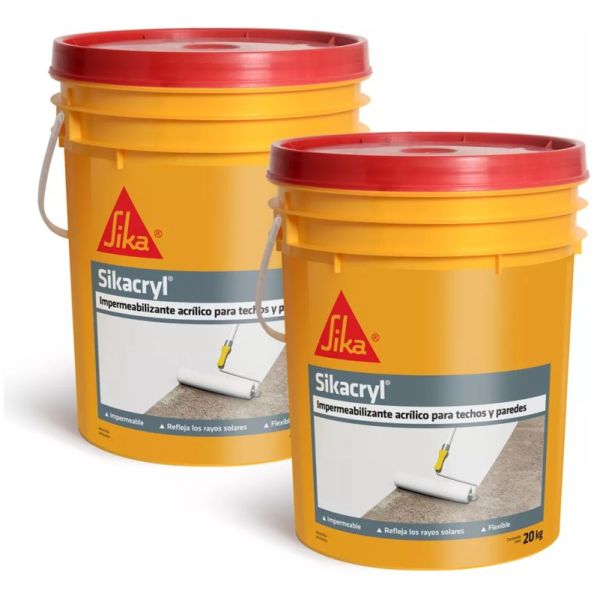 Sikacryl Membrana Liquida Sika 20 + 20kgs-ferreteria Chaplin