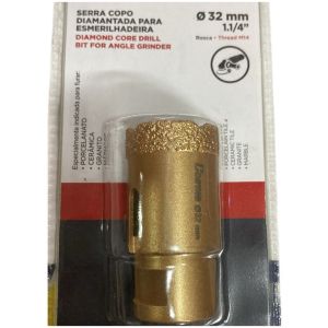 Sierra Copa Diamantada 32mm Para Amoladora - Chaplin