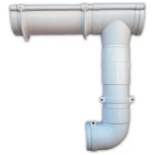Canal De Desague De Techo En Pvc 3 Mts Nicoll Chaplin